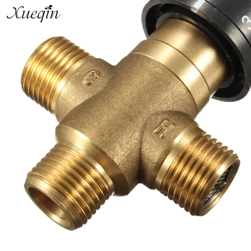 Xueqin-válvula termostática de mezcla de latón, mezclador de temperatura de grifo de baño, Control de válvula termostática, mejora del hogar
