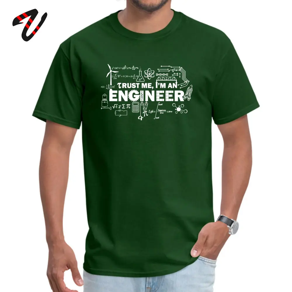 Father Day T-shirt Men Trust Me I Am an Engineer Tshirt Geek Male Tops Letter Math Equation Print Tees Custom Students Tees Fun