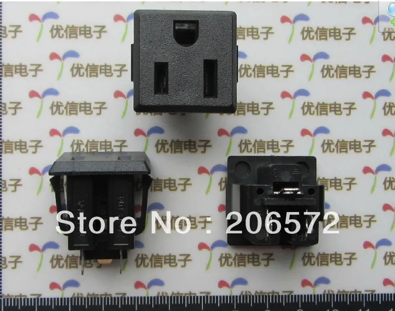 

SS-6B 15A/125V 3p American AC power socket connectors