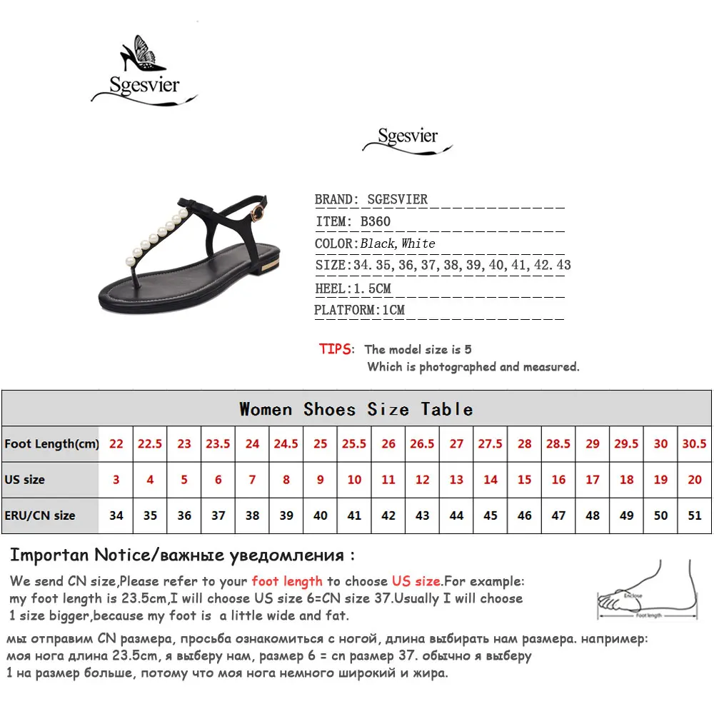 Sgesvier 2018 high quality genuine leather women sandals ladies summer flip flops sweet solid color shoes woman black white B360