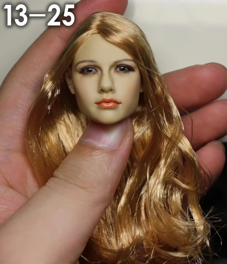 

1/6 scale figure accessories female headsculpt Head shape Head carved for 12" Action Figure Doll.Not included body and clothes