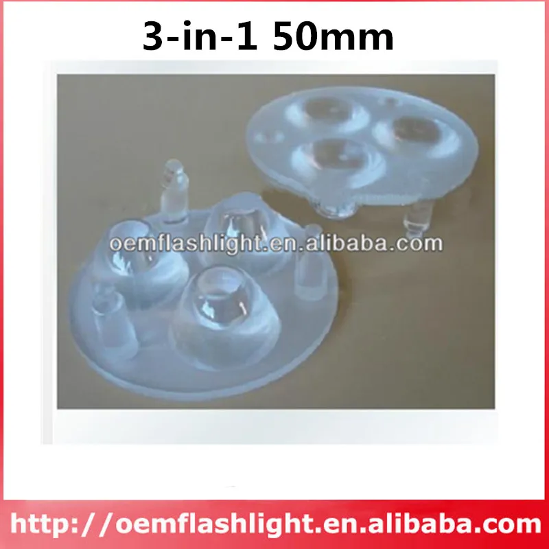 

3-в-1 50 мм 30 градусов светодиодный ная стеклянная линза высокой мощности с матовой поверхностью-1 шт.