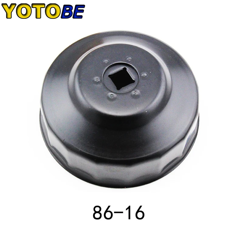 Oil Filter Wrench 86mm 16 Flutes Cap Remover Tool Mini Auto Car Repair Tools for BMW Volvo