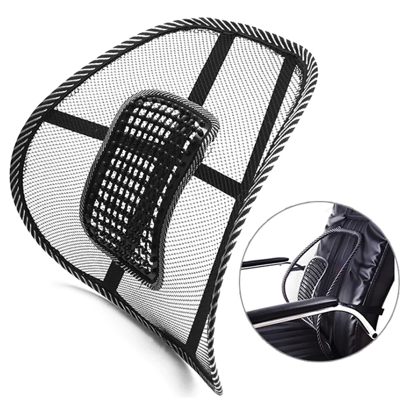 

Car Truck Office Home Cushion Seat Chair Lumbar Chair Back Support Massage Cushion Mesh Relief Lumbar Brace Back Support Chair