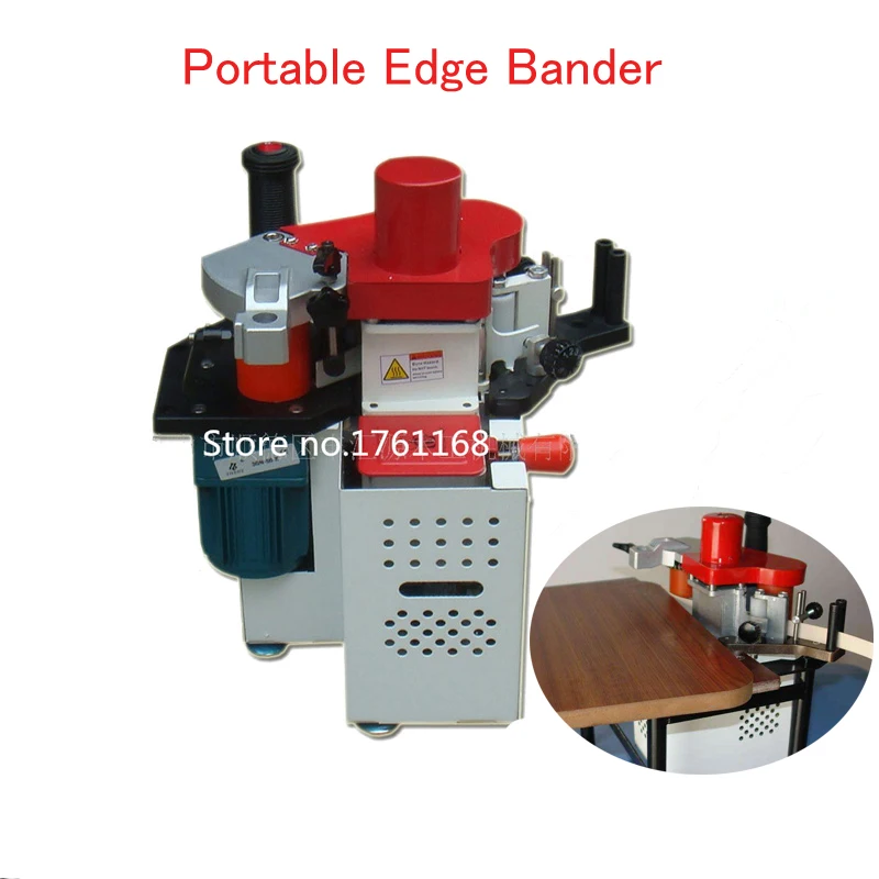 Portable Edge Bander Adjustable Speed Control Manual Edge Banding Machine 110V/220V JBT90 Woodworking Machine