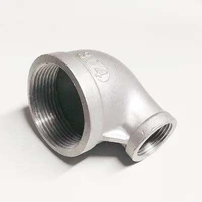 

1-1/2" BS To 3/4" BSP Female 304 Stainless Steel Reducing Elbow Connector Pipe Fitting water oil air