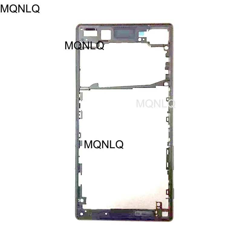 LCD Plate Middle Frame Bezel Housing Cover + Plug Cover For Xperia Z5 Dual E6653 E6603 E6633 E6683