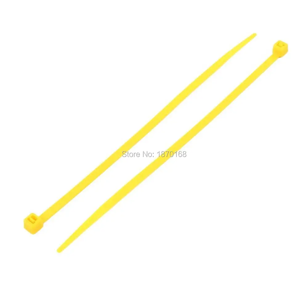 4mm x 200mm Self Locking Nylon Cable Ties Heavy Industrial Wire Zip Ties Yellow 1000pcs