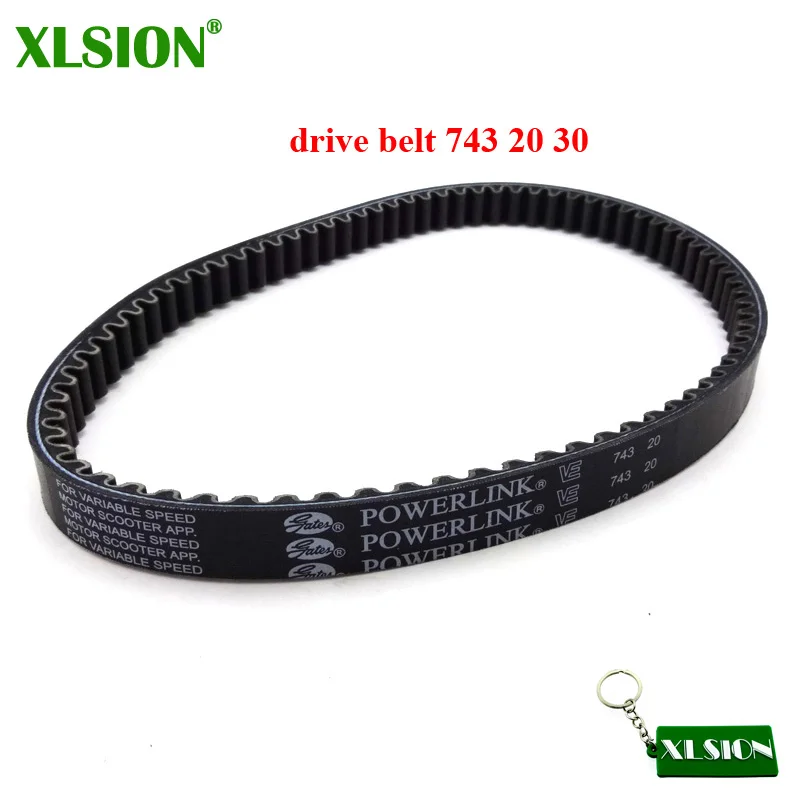 XLSION Genuine Powerlink Performance 743 20 30 CVT Drive Belt Fit GY6 125cc 150cc Engine Moped Scooter ATV Quad