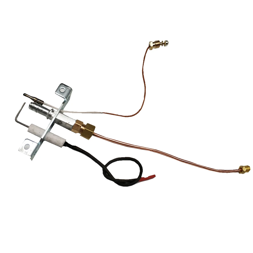 Earth Star One Flame Gas Oven / Heater Parts Pilot Burner Assembly Control Kit with Connection Tube