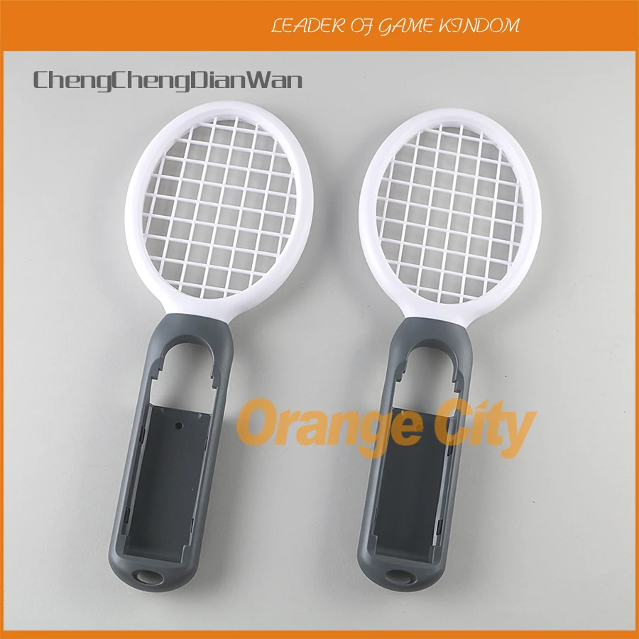 2pcs Tennis Racket Handle Controller Gaming Sensor ABS Tennis Racket Handle Controller for Nintend Switch NS ChengChengDianWan