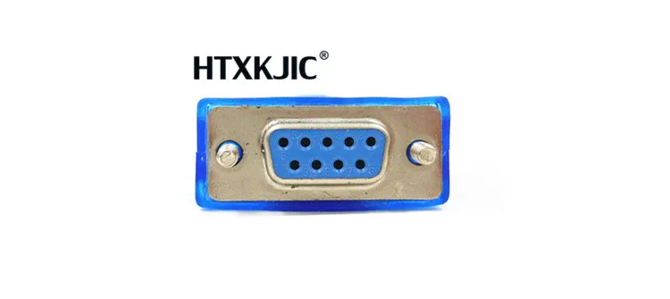 1 قطعة lUsb Rs232 الإناث كابل USB إلى DB9 الإناث USB إلى المنفذ التسلسلي ثقوب 9 ثقوب كابل USB إلى COM 0.8M HL-340