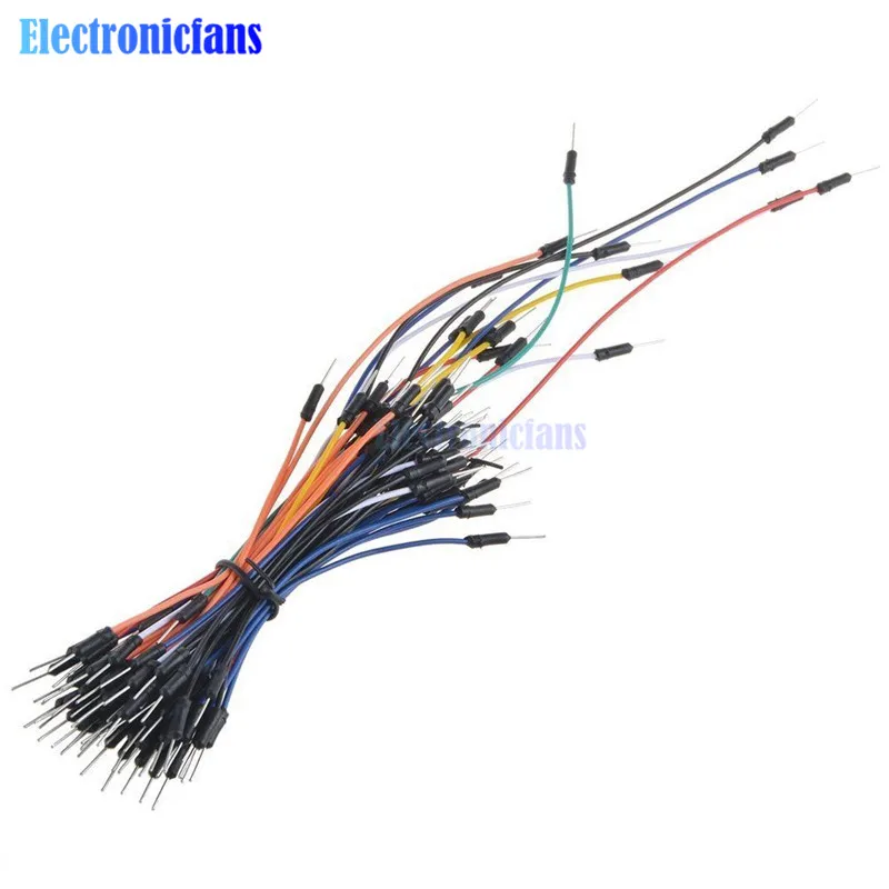 65pcs Breadboard Jumper Cables For Arduino Jump Code Wire Kit Set Breadboard Wires Wholesales