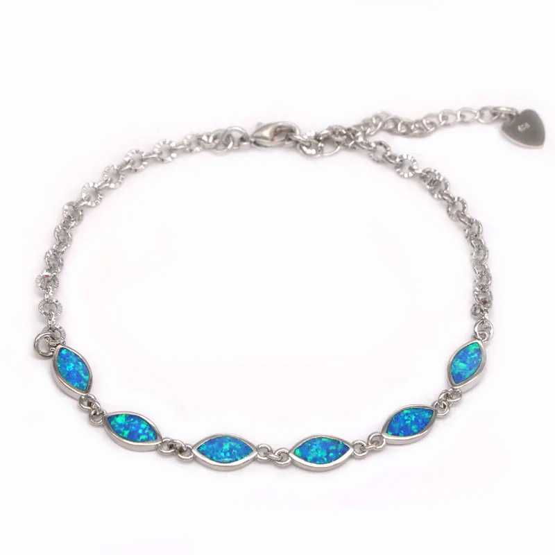 JLB-184  NEW Design Blue  Fire Opal Simple Geometric  Bracelet Female Bracelet Wholesale Fashion Jewelry GIFIT