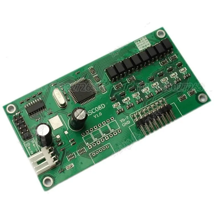 Human-Computer Interaction Module of 8-way Triode Output ATM Counter Machine and Other Equipment Controlled by Serial Port