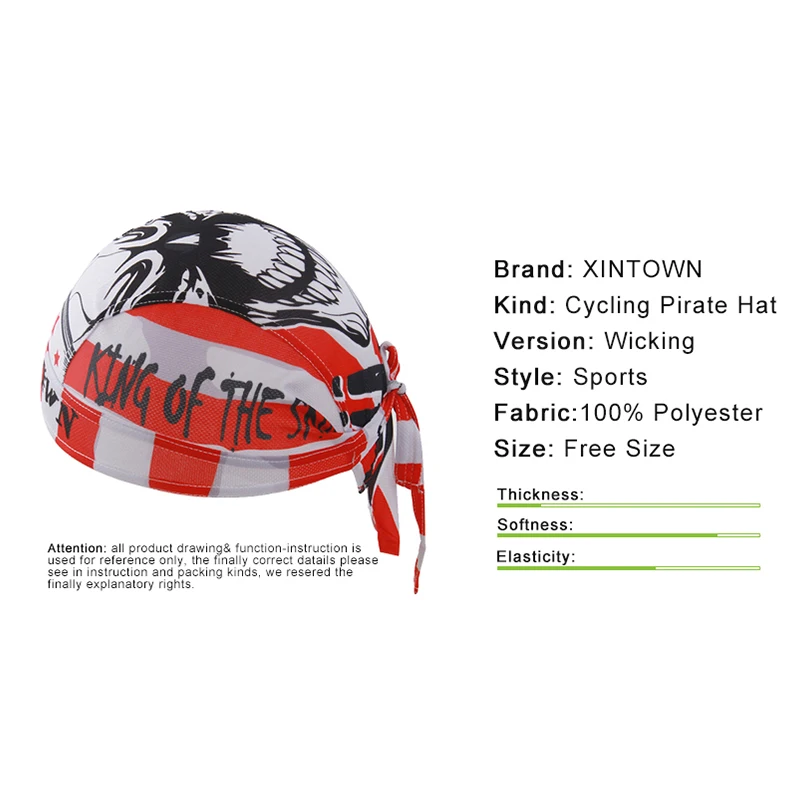 XINTOWN Outdoor Cycling Headbands Dragon & Tiger Bike Bicycle Sports Cap Bandana Hat Scarf