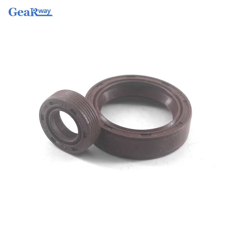 

5pcs TC Skeleton Oil Seal Brown FKM TC Oil Seal 22x32x7/22x35x7/24x40x10mm Oil Resistance TC Radical Shaft Oil Seal