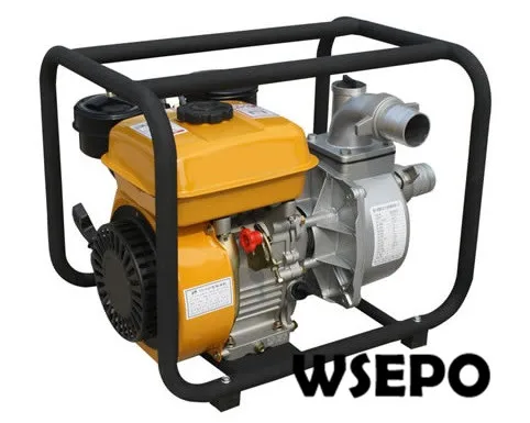 

Factory Direct Supply! 2" In. Inlet and Outlet Clear Aluminum Water Pump Powered by WSE-168F 196cc 3.5HP Diesel Engine