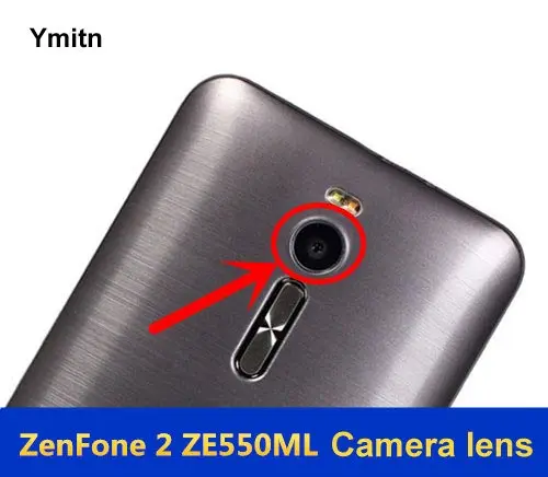 100% New Ymitn Retail Camera lens Camera cover glass with Adhesives For ASUS ZenFone 2 ZE551ML ZE550ML ZE500CL