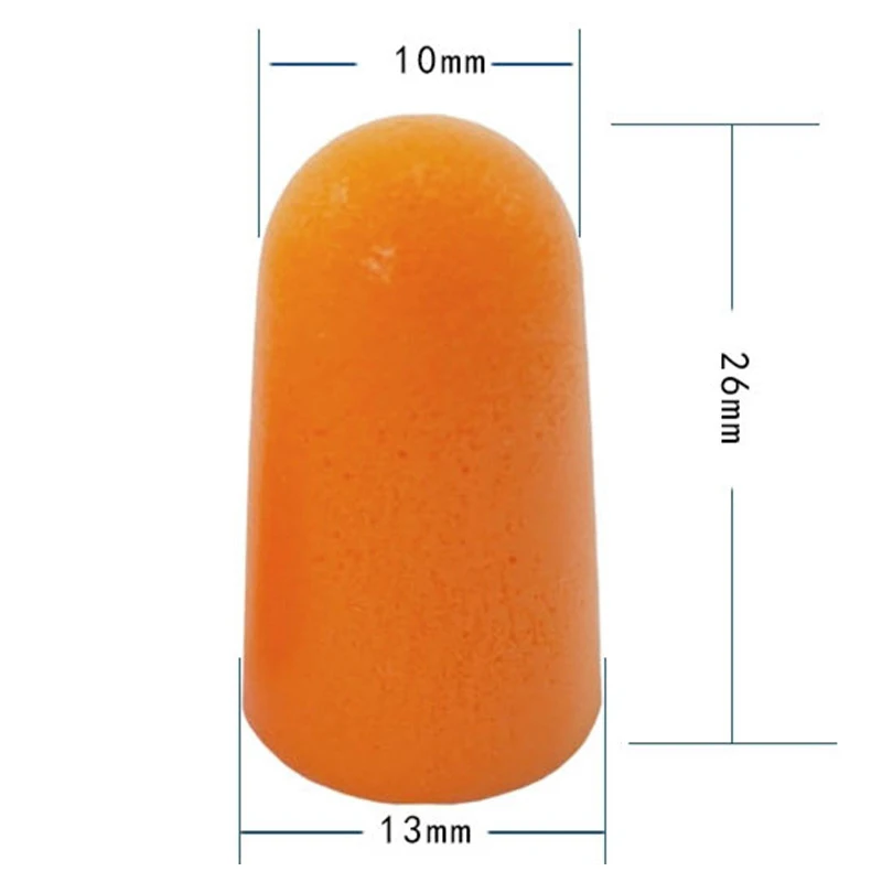 20pairs 3M 1100 Authentic Slow Reboun Foam Soft EarPlugs Noise Reduction Norope Earplugs Swimming Protective earmuffs