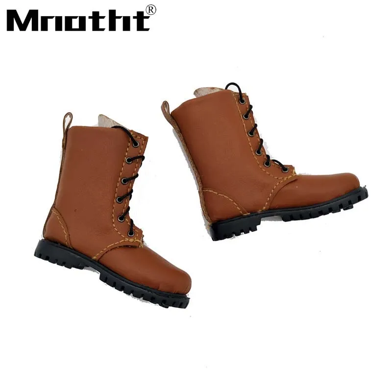 

1/6 Male Action Figure Shoes Model Combat Boots FA-18-04 1/6 Soldier Figure Military Boots solid Inside figure Accessory