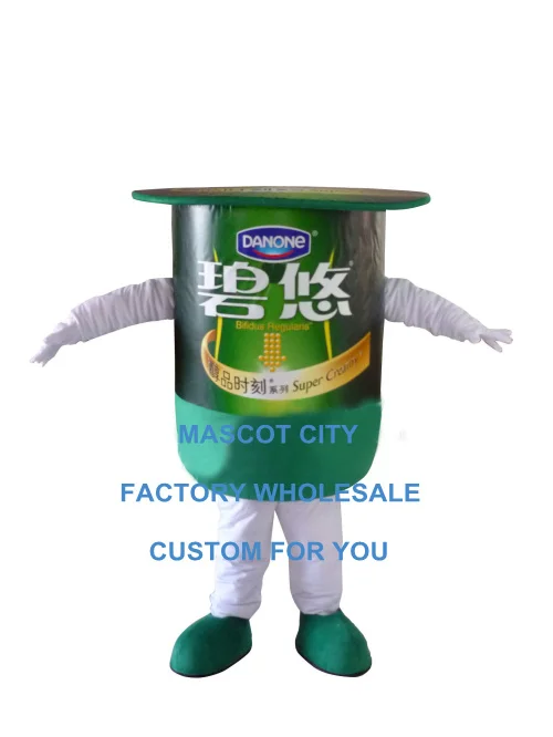 Milk powder cans mascot costume Milk powder packaging custom cartoon character cosplay adult size carnival costume 3506