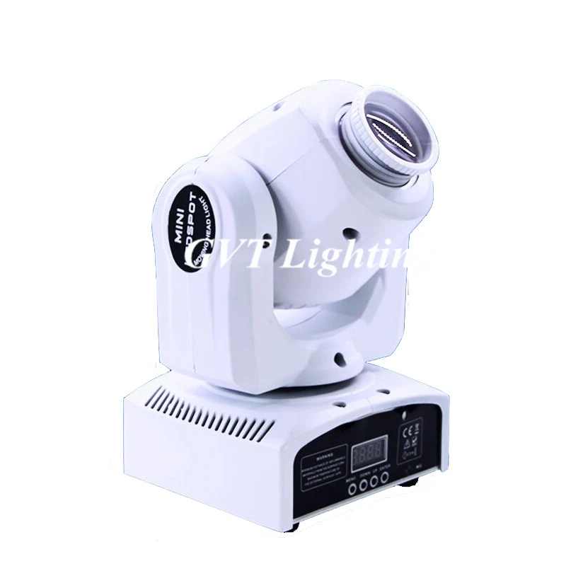 2 pieces/lot white shell color 30W LED Spot Moving Head Light Disco DJ Spots 30W gobo moving heads lights super bright