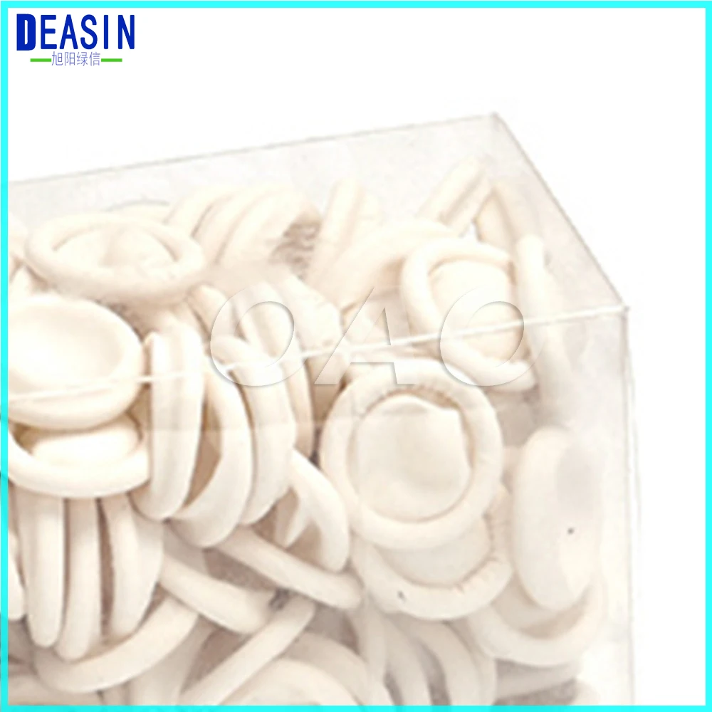 Disposable white color anti-static guitar gloves\latex ubber finger cots cleanroom