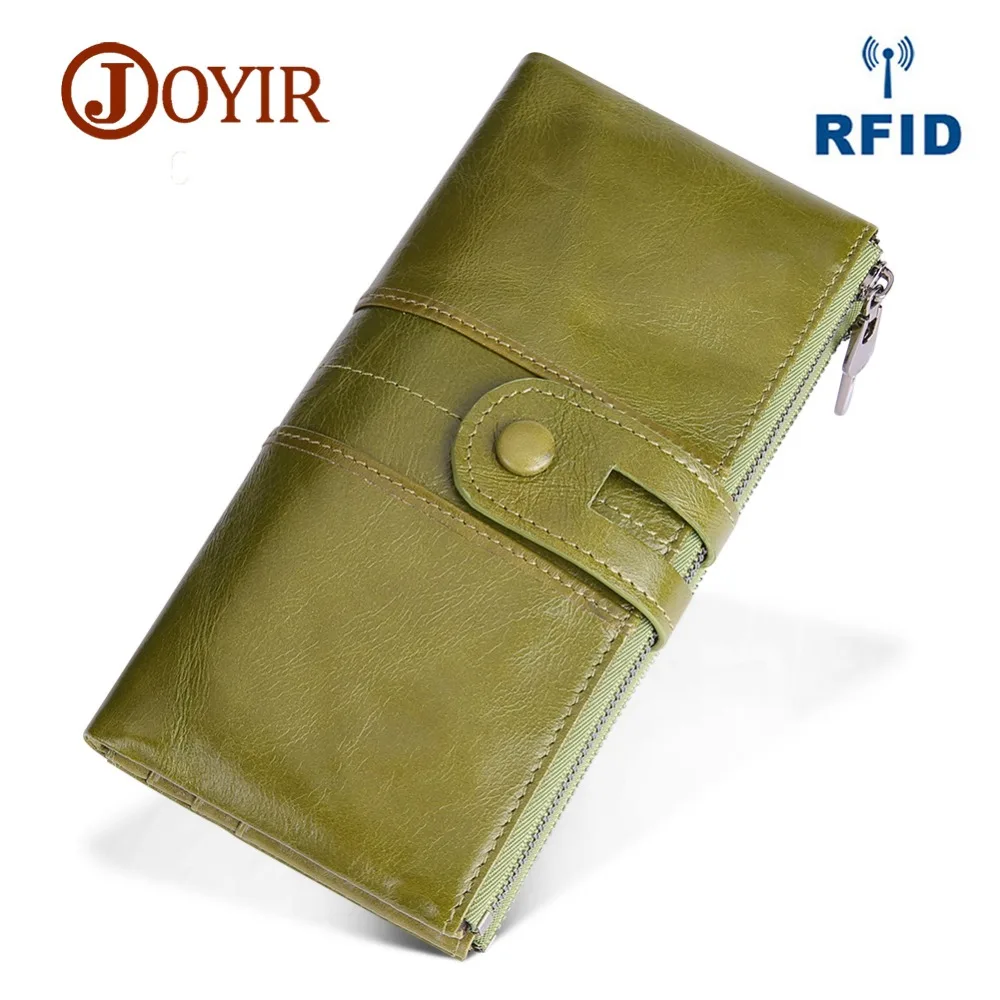 

Женский кошелек из натуральной кожи, с Rfid-защитой