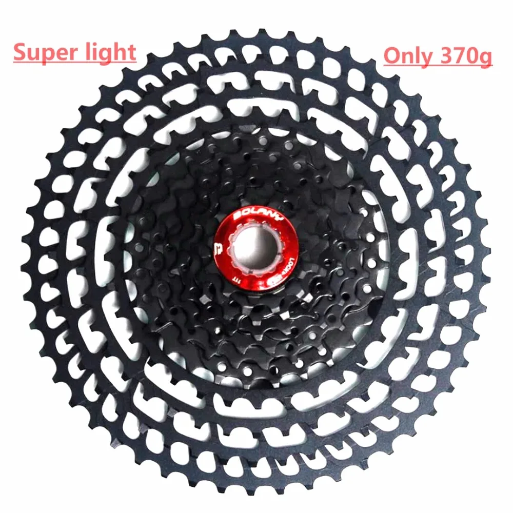 

BOLANY MTB 11 Speed bike bicycle cassette Mountain Bicycle freewheel 11-50T Sprockets for Shimano Super light 370g