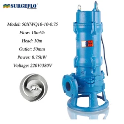 electric water centrifugal pumps submersible slurry pump with cutters super cutting pump cutting-type pump with grinder and kni