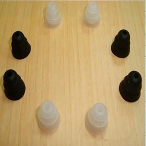 6 Pairs 3 Sizes (S M L ) Three Layer Silicone In-Ear Earphone Earbuds Headset Eartips Earplug Ear pads Headphone