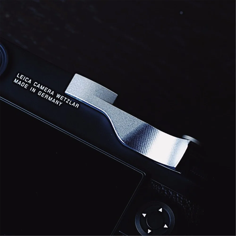 

Silver Aluminum Thumb Grip Thumb Rest Hot Shoe Cover For Leica M10