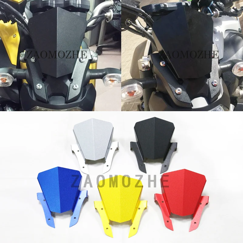 For Yamaha MT 07 MT07 MT-07 2013 2014 2015 2016 Motorbike Motorcycle Windshield Windscreen Wind screen High Quality Aluminum