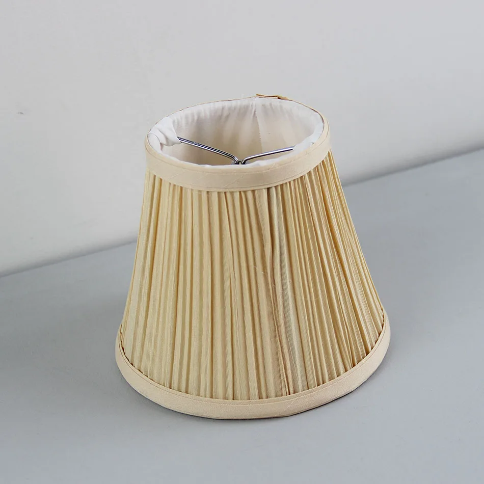 DIA 15cm/5.9inch High Quality chandelier Fabric lamp shades for wall lampshade for lamp, Clip on