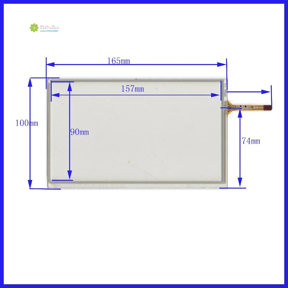 

ZhiYuSun XWT820 165mm*100mm 7inch 4 line For CarDVD touch screen it's compatible width 100mm lengt165mm the touchsensor