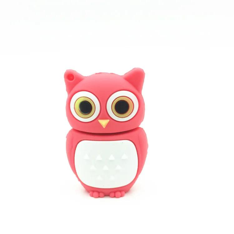 Hot Sale Cute Owl USB 2.0 Flash Drives External Storage Pendrive 64GB 32GB 16GB 8GB 4GB Cartoon Usb Flash Disk Best Gift