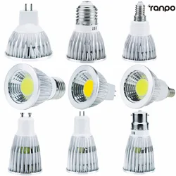 Ultra Bright Dimmable 6W 9W 12W GU10 E27 MR16 E14 B22 E12 GU5.3 LED Bulbs Spotlight High Power Led Lamp DC 12V Spot Lights