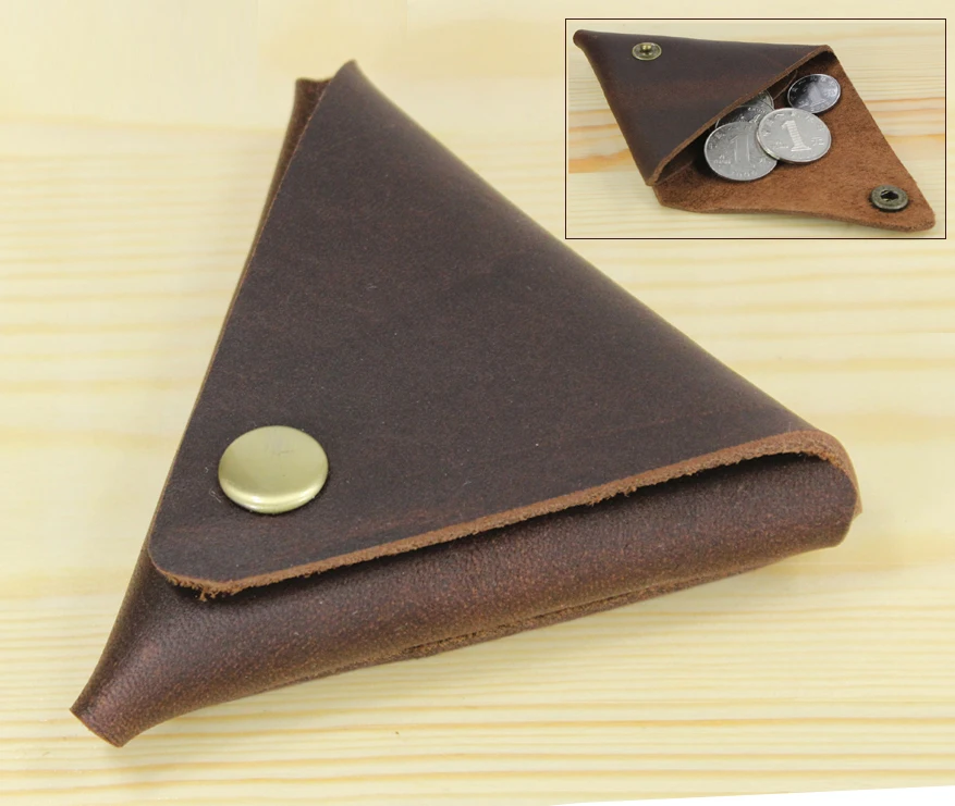 

Handmade Vintage Genuine Leather Coin purse small Coin Bag Coin holder Creative Lovely Wallet little gift