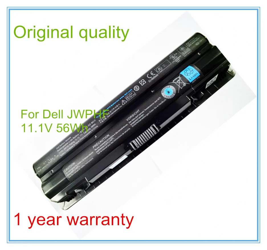 56Wh Original Laptop Battery JWPHF for XPS 14 XPS 15 L401x L501x L502x L521x 17 L701x 3D L702x R795X J70W7 WHXY3