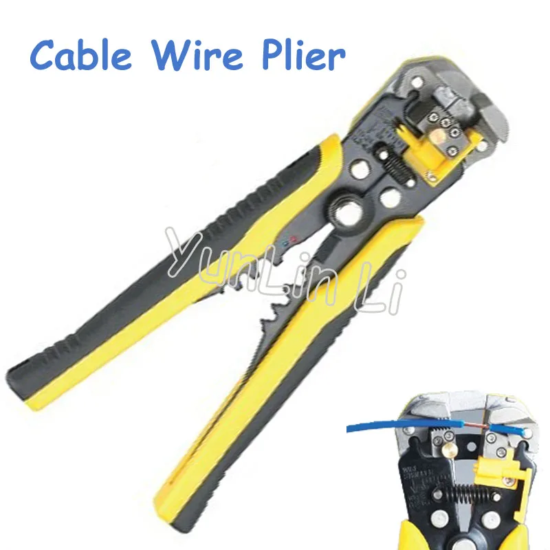 7pcs/lot Automatic Cable Wire Plier Stripping Cutting Tools & Crimping Plier Self Adjusting Crimper Terminal Tool hs-d1