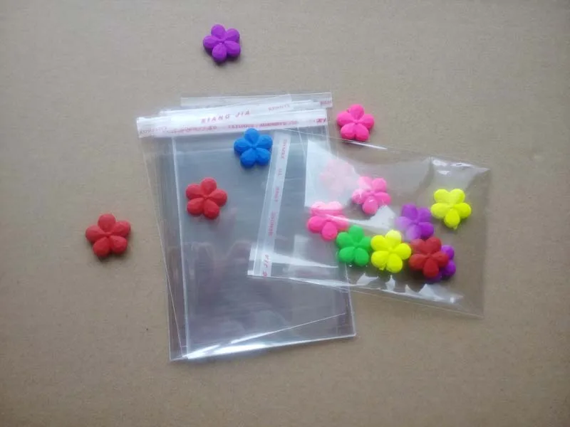 1000PCS 4x6cm Clear Resealable Cellophane/BOPP/Poly Bags Transparent Opp Bag Packing Plastic Bags Self Adhesive Seal for jewelry