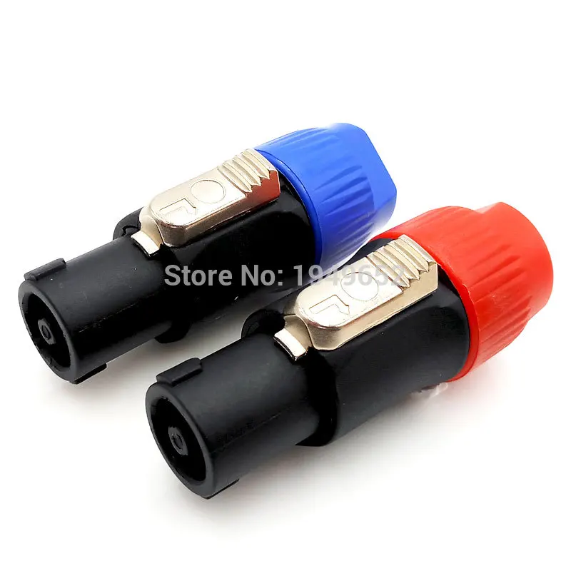 Speakon Connectors type 4 Pole cable Plug Male Caron Speaker Audio connector