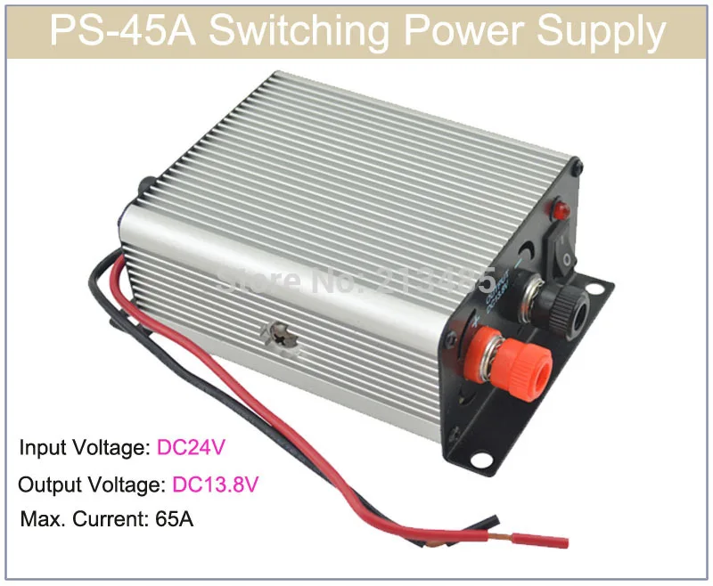 

PS-45A Switching Power Supply Input Voltage:24V switch to Output Voltage:13.8V