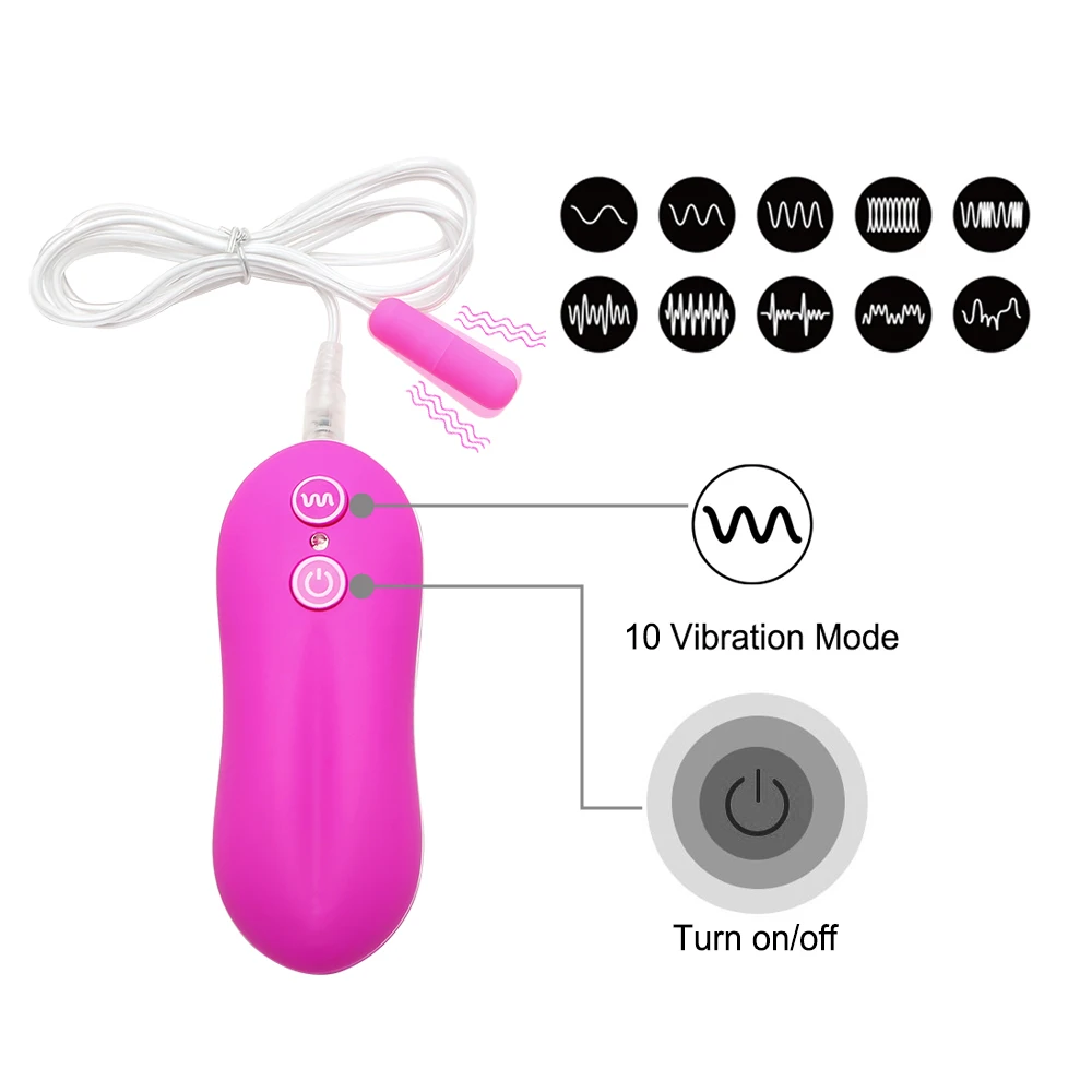 With Wire 8mm Bullet Vibrator for Women Vaginal Ball Clitoral Stimulator Men Urethral Plug Sounding Female Masturbator Sex Toys