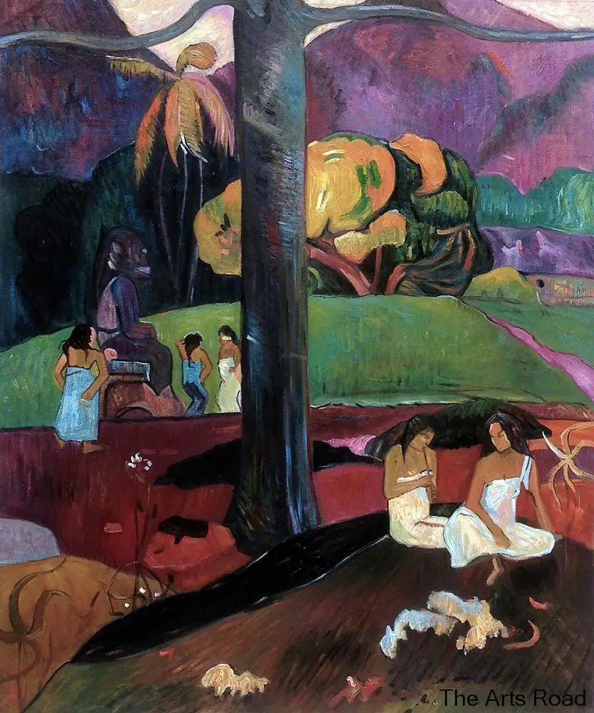 

Художественная живопись Olden Times (Mata EVO), 1892 Paul Gauguin, масляная живопись, пейзаж, ручная работа