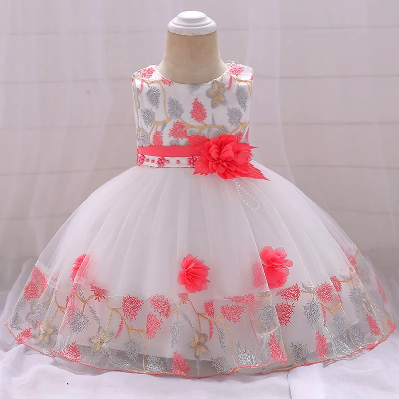 Baby Girl Dress 1 Year Birthday 3 6 9 12 18 24 Months Toddler Kids Clothes Lace Christening Gown Princess Infant Party Costume