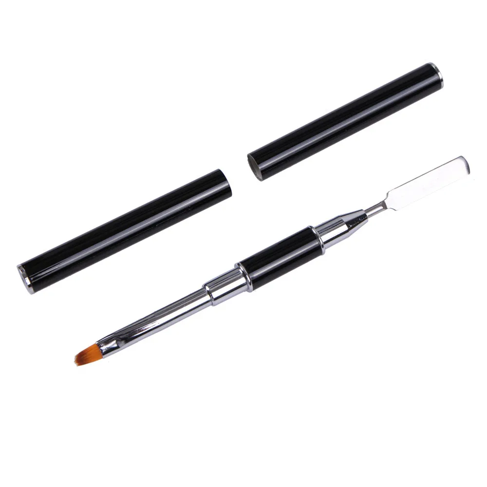 Brand New 1pcs Dual End Nail Art Painting Pen Brush Acrylic Gel Polish Coat Nail Extension DIY French Image Drawing Pen