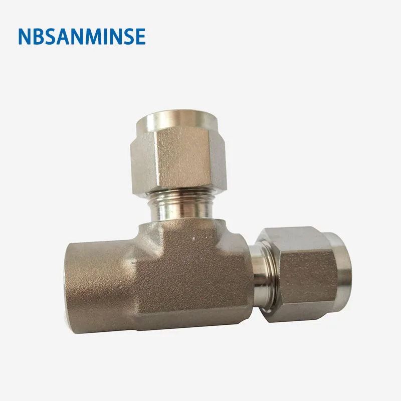 Imagem -02 - Frt Conector de Acoplamento Fêmea Run t 316l Tubo Encanamento Montagem Alta Qualidade Sanmin Aço Inoxidável Peças Lote