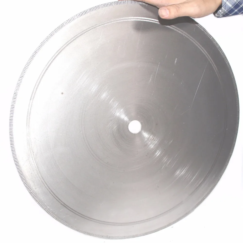 

16" inch Diamond Cutting Disc Lapidary Saw Blade Disk Notched Rim Thickness 2mm Jewelry Tools for Stone Gemstone Rock Slab